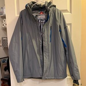 Columbia Men's Gray and Blue Performance Jacket